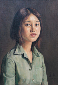 杨飞云 2003年作 女学生
