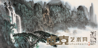 刘宝纯 1995年作 雨后千山铁铸成 镜心 67×136cm
