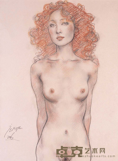 庞茂琨 2006年作 女人体 40×70cm
