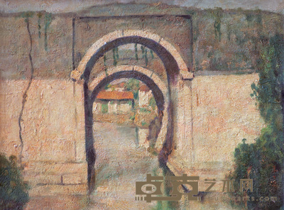 朱士杰 风景 34×46cm