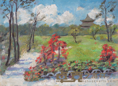 颜文樑 风景 21×29cm