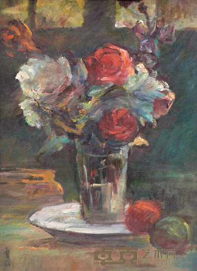 张自正 瓶花 40×30cm