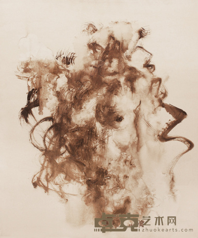 周春芽 女人体 61×71cm