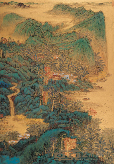 宋玉明 2005年作 蕉山幽居图 镜心 75×110cm