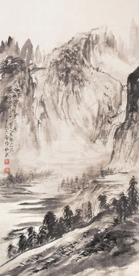 黑伯龙 山水 立轴