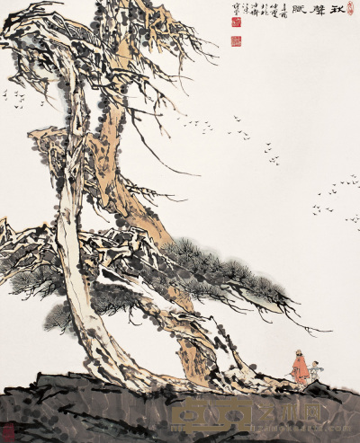 范曾 辛酉(1981年)作 秋声赋 立轴 117×95cm