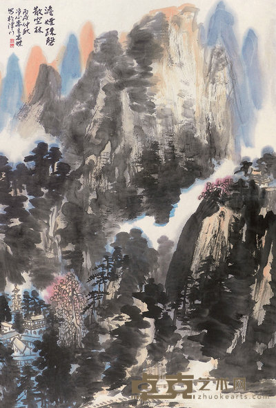 高杰 山水 68×46cm