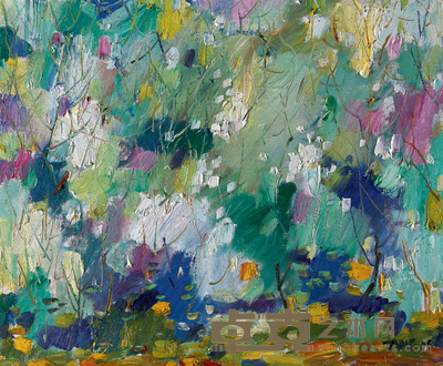 汤传杰 春韵 60×73cm