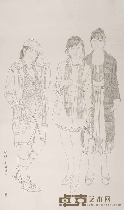 刘瑶 新路 镜心 256×158cm