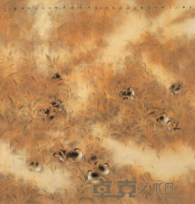 陈涛 阳春三月 镜心 150×145cm