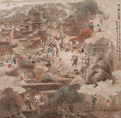 卢葆桐 苏三离了洪洞县 镜心 170×162cm
