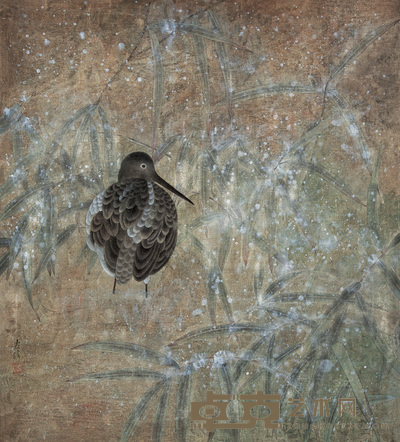 江宏伟 花鸟 镜心 50×44cm