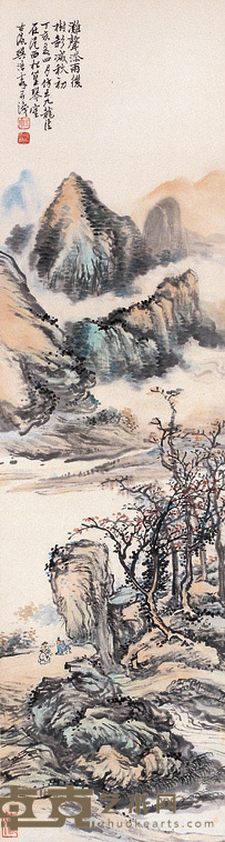 樊浩霖 山水 立轴 112×30cm