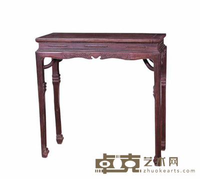 清 红木小条桌 80×32×81cm
