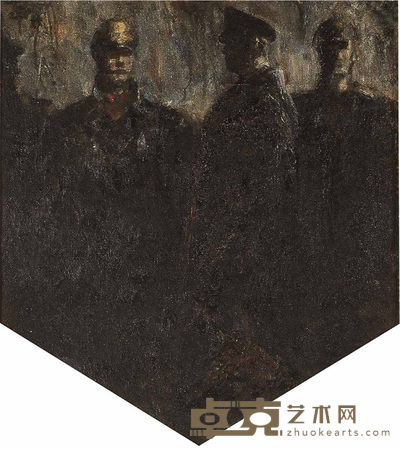 蔡国强 盾 90×80cm
