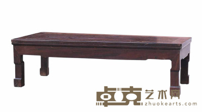 清 红木炕桌 114×44×30cm