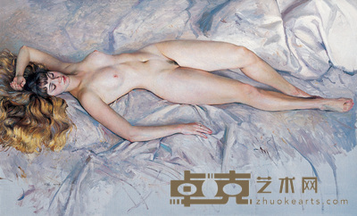 何大桥 2002年 女人体 110×182cm