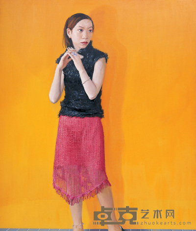 杨永生 2001年 时尚女孩 160×120cm