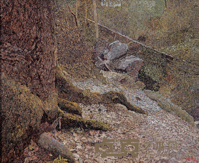 谭涤夫 1996年 岳麓山 50×60cm
