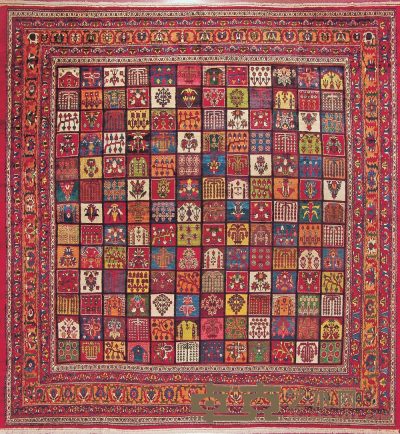 约1875-1900年作 巴赫蒂亚里地毯 396×386cm