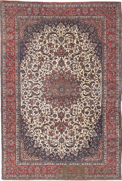 约1925-1950年作 伊斯法罕地毯 395×269cm