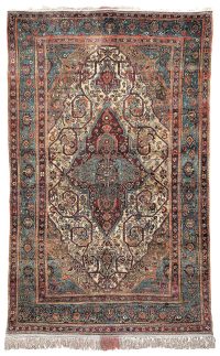 约1875-1900年作 法拉汗丝织地毯