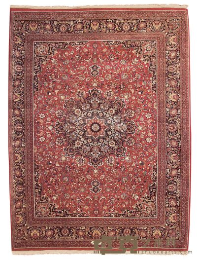 约1975-2000年作 马什哈德地毯 382×300cm