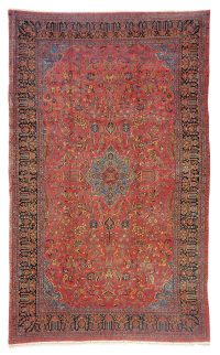 约20世纪初作 克山地毯