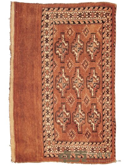 约1900-1925年作 土库曼地毯 108×70cm