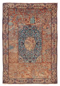 约18世纪初作 伊斯法罕古地毯