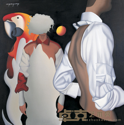 王向明 曾经和艾米相爱 100×100cm