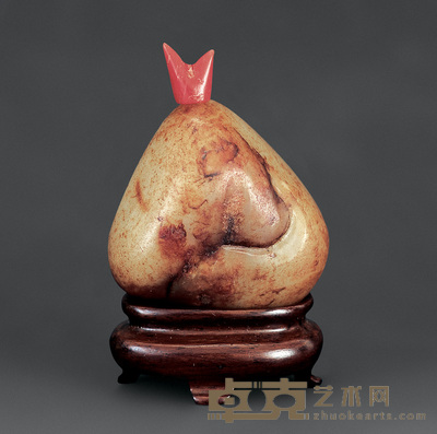 清 玉鼻烟壶 高5.5cm
