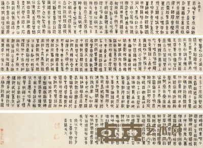 吴珵 书法 手卷 24×556cm