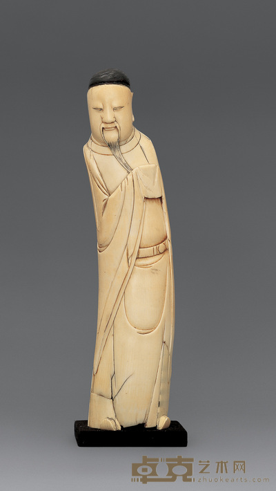 清 象牙雕文官像 高30cm