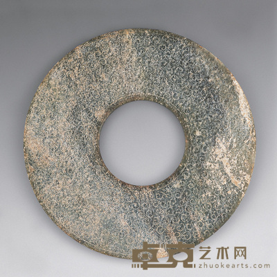 汉 青玉璧 径20cm