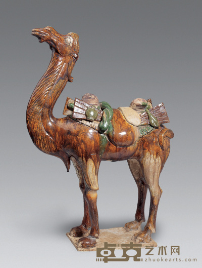 唐 三彩陶骆驼 高50cm