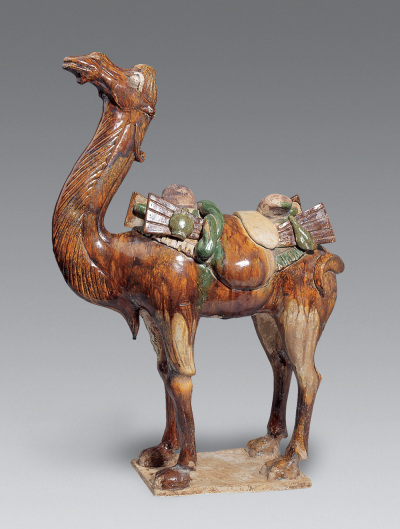 唐 三彩陶骆驼