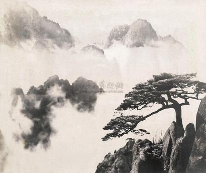 郎静山 黄山照片 镜心