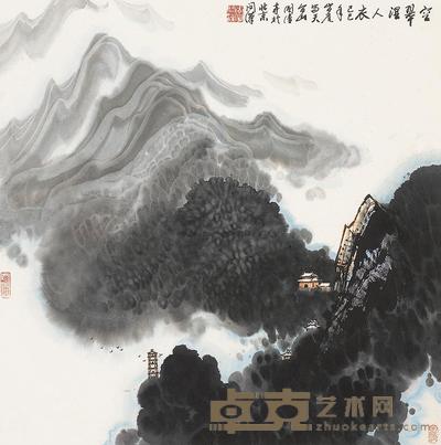 李问汉 己巳（1989）年作 镜心 68×68cm