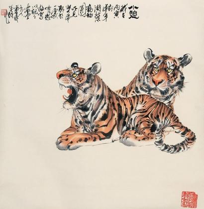 曹环义 小息 立轴