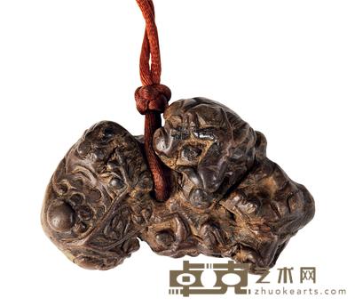 明 猴形挂件 长6.5cm；重21.1g