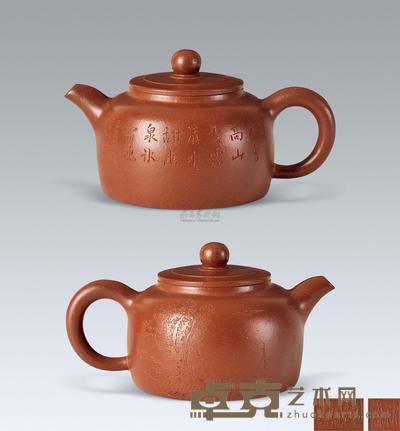 李昌鸿 刘根林 井栏壶 高7cm