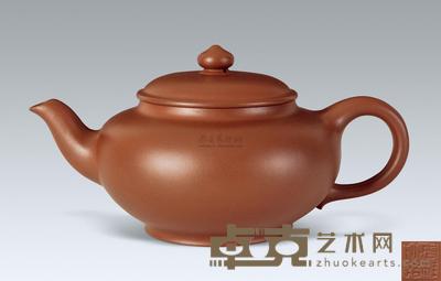 周桂珍 扁灯壶 高10cm