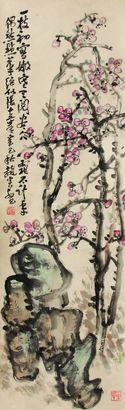 赵云壑 梅花 设色纸本 立轴
