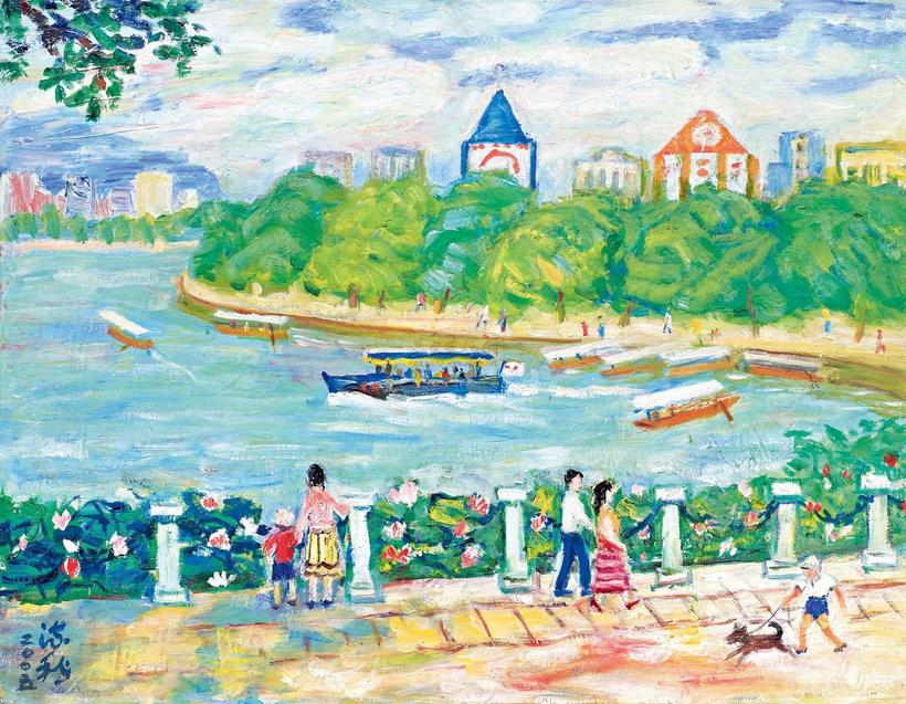 王流秋 2005年作 湖滨