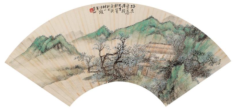 汪锟 庚寅（1890年）作 梅花书屋 立轴