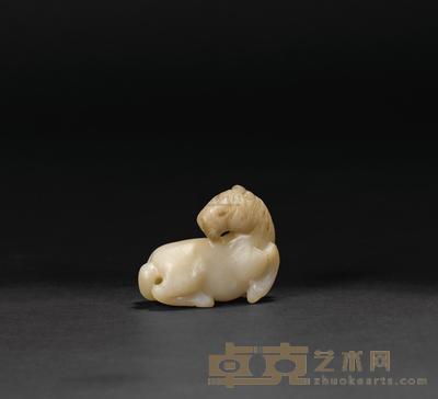 明 黄玉马 5×4×2.2cm