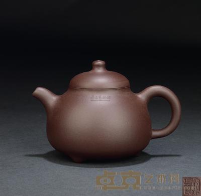 鲍正兰 三足乳鼎壶 长13.5cm