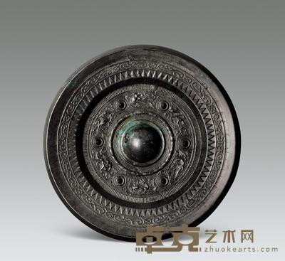 六乳神兽镜 直径126mm；重528.2g