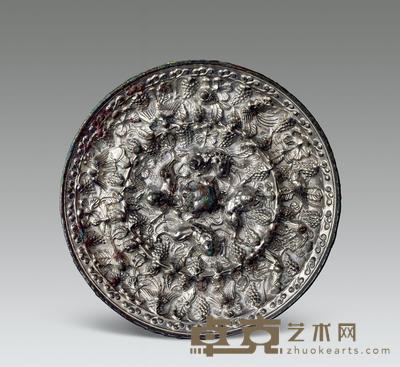 海兽葡萄镜 直径117mm;重549.3g